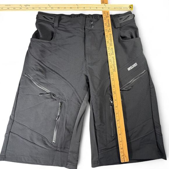 ARSUXEO Mens L Shorts Black Downhill Enduro Mountain Bike‎ Breathable Vented MTB - Picture 10 of 12